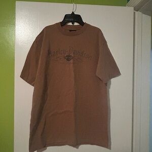 Harley-Davidson Brown Short Sleeve Tee
